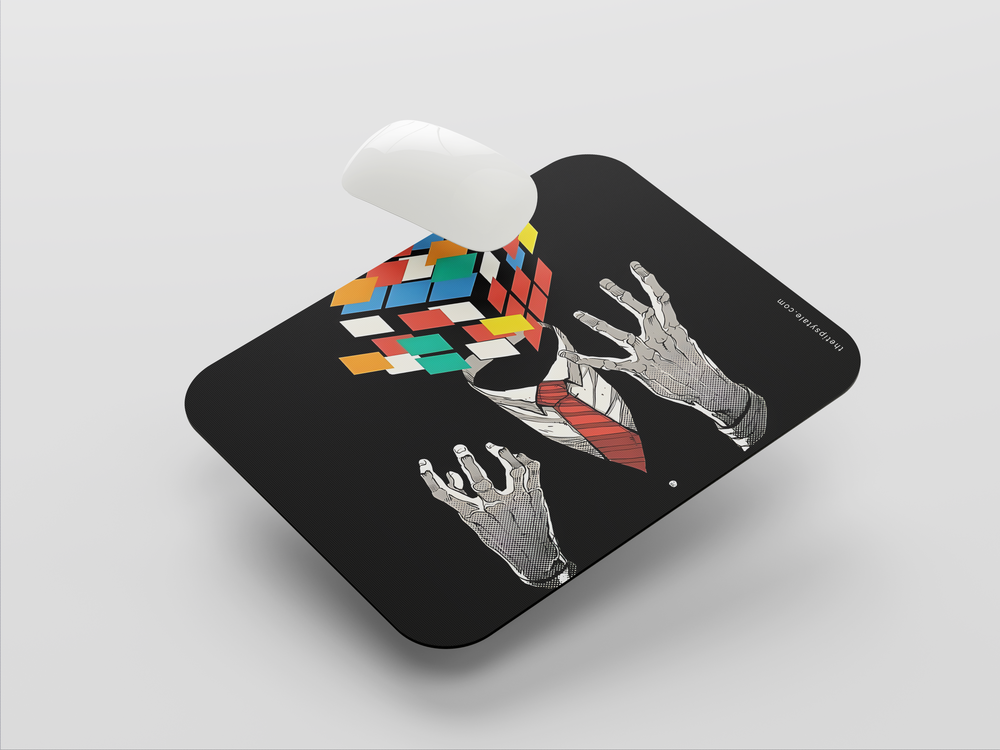 "PUZZLE MAN" Mousepad Enhance Your Workspace with Style