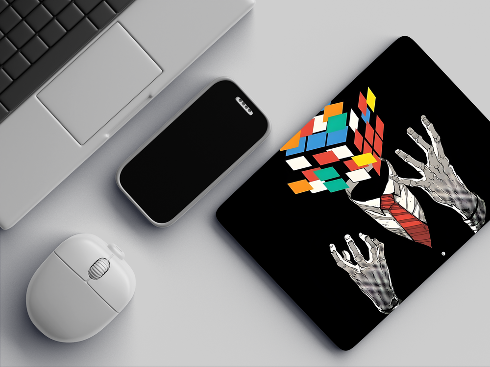 "PUZZLE MAN" Mousepad Enhance Your Workspace with Style