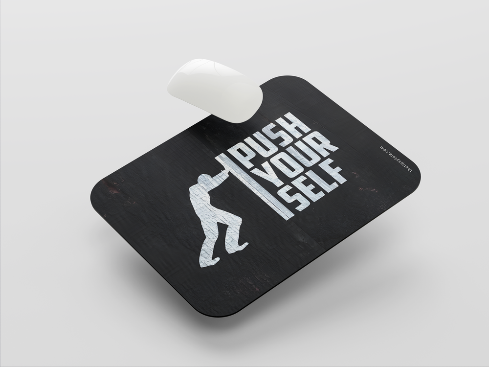 "STOP DOUBTING YOUR SELF-Motivational" Mousepad Enhance Your Workspace with Style