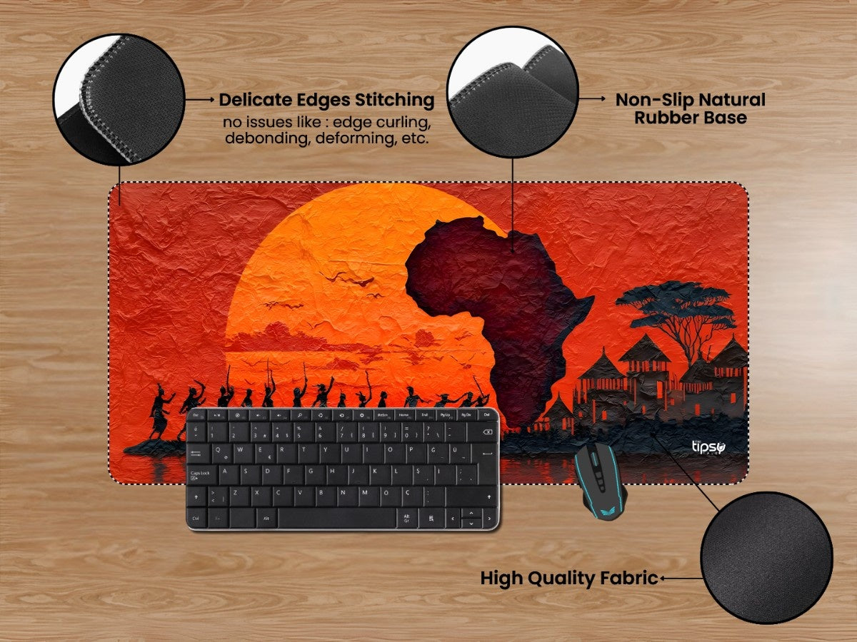 "ROOTS OF THE RED SUN" Gaming Mousepad Elevate Your Gaming Experience