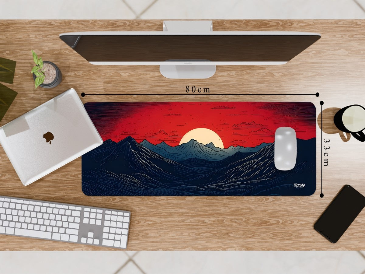 "MOON ON THE MOUNTAIN" Gaming Mousepad Elevate Your Gaming Experience