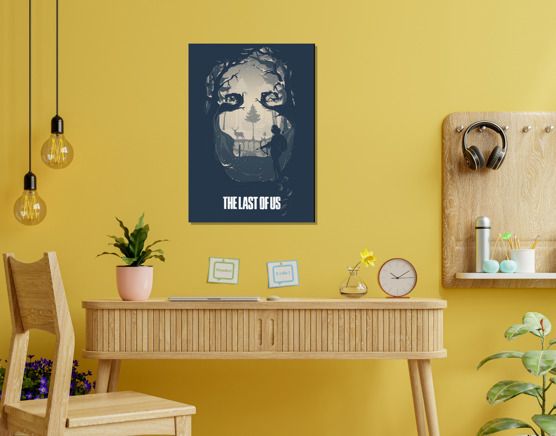 "THE LAST OF US "- Shiny & Sturdy Metallic Poster Art That Pops & Sticks (Literally!)