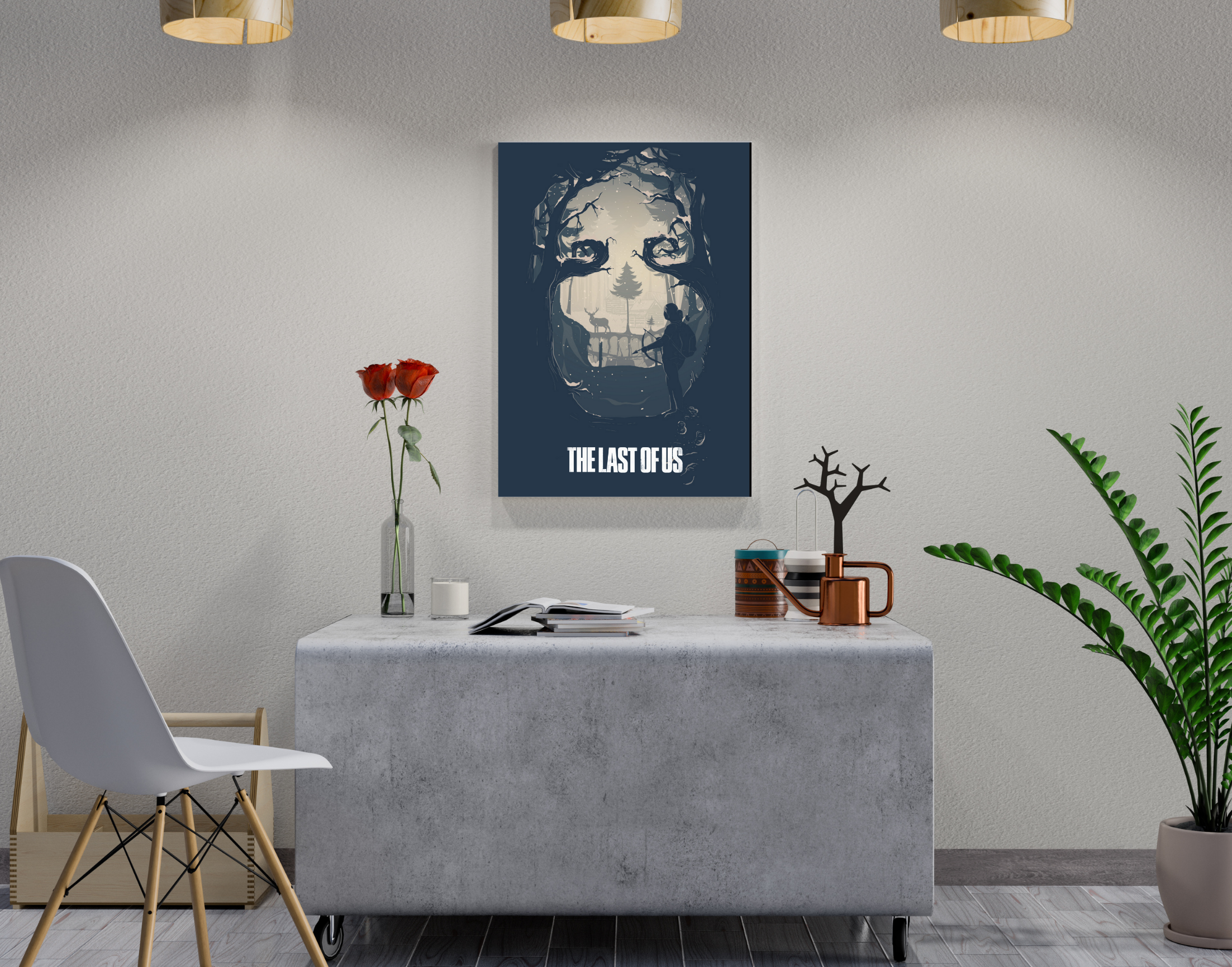 "THE LAST OF US "- Shiny & Sturdy Metallic Poster Art That Pops & Sticks (Literally!)