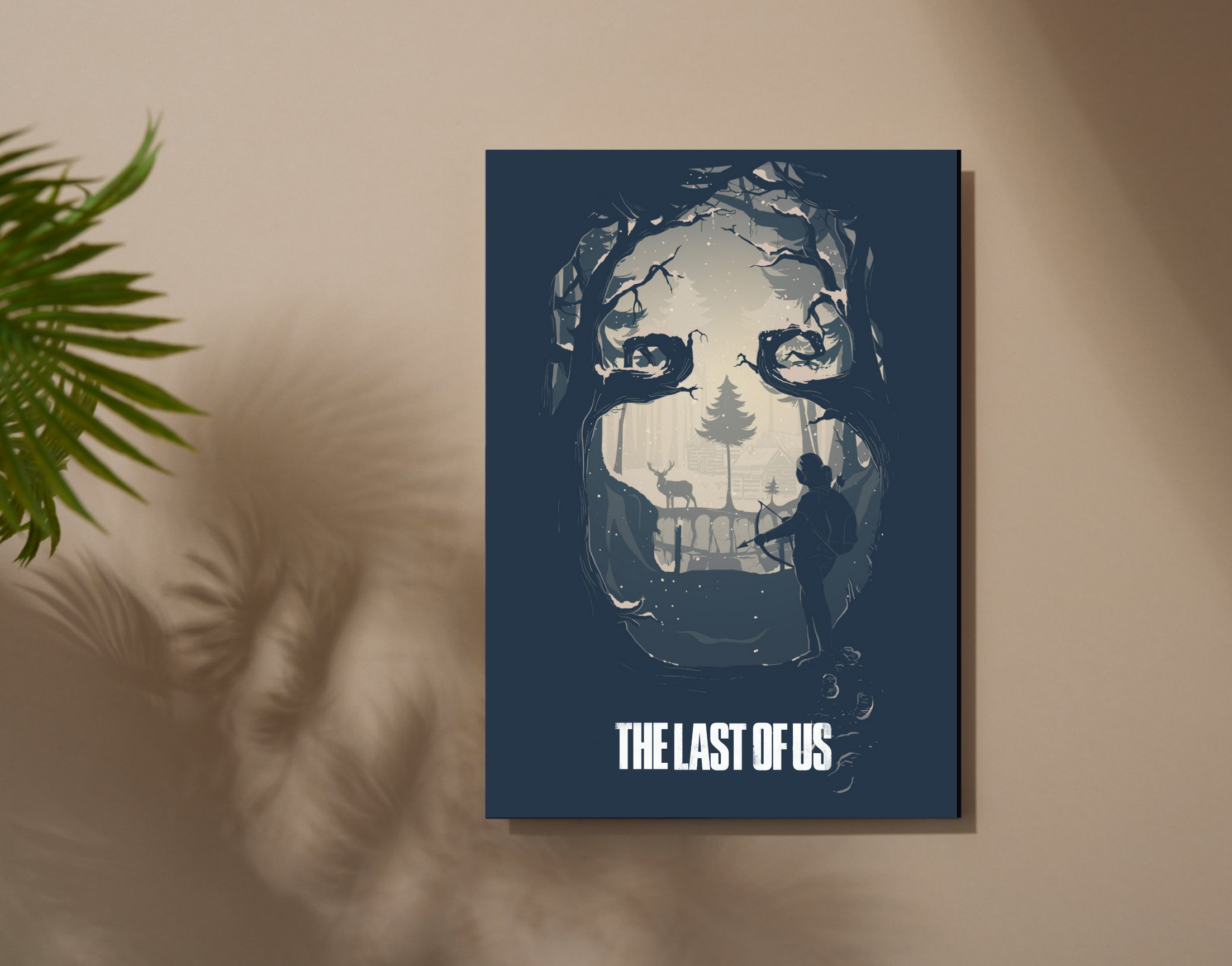 "THE LAST OF US "- Shiny & Sturdy Metallic Poster Art That Pops & Sticks (Literally!)