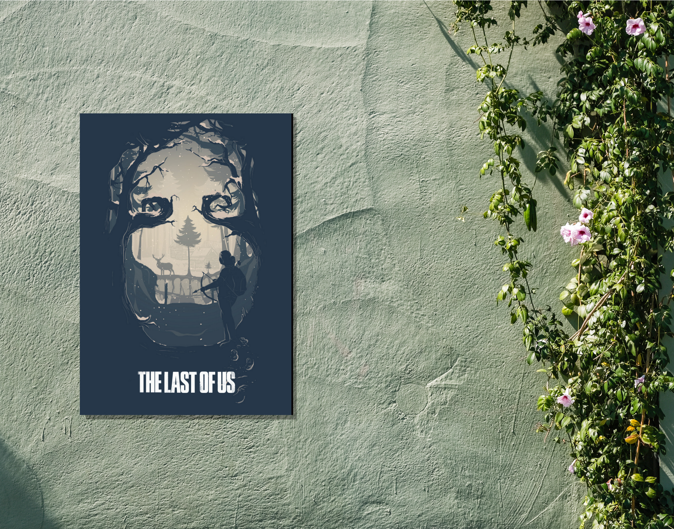 "THE LAST OF US "- Shiny & Sturdy Metallic Poster Art That Pops & Sticks (Literally!)