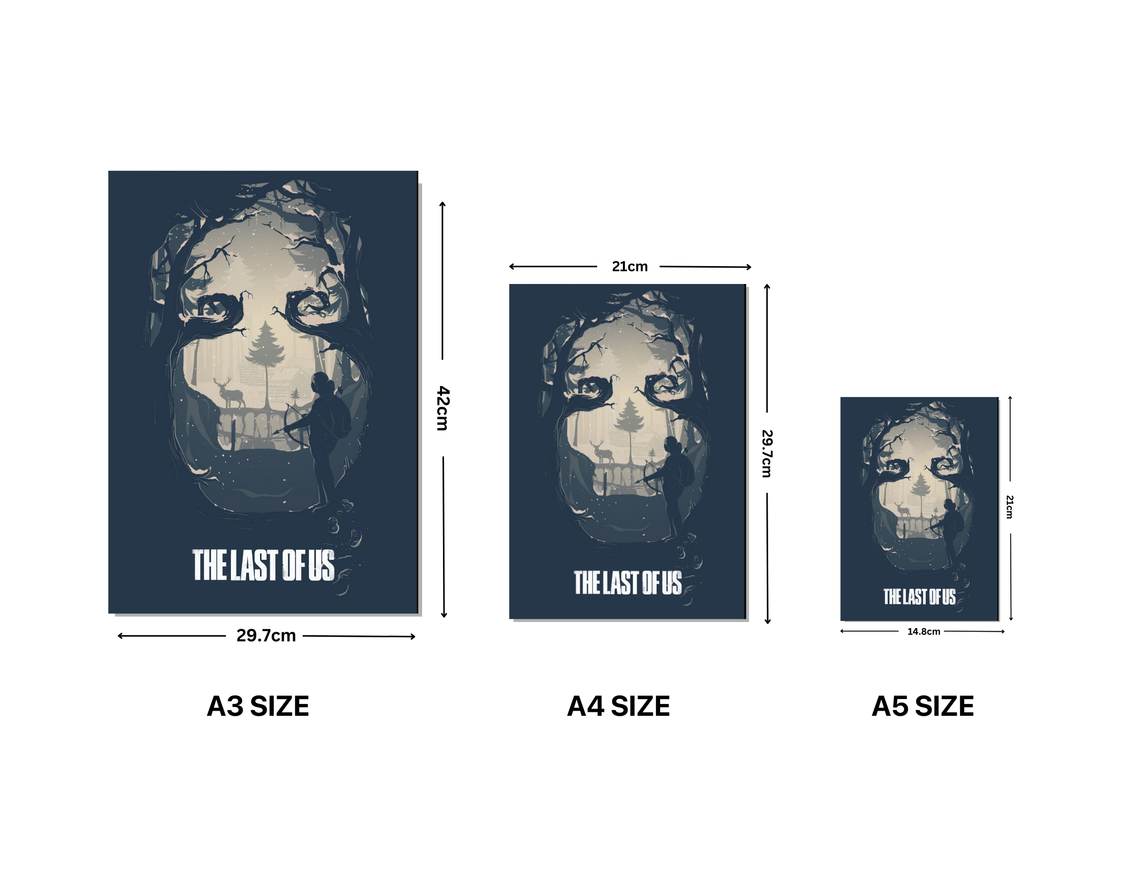 "THE LAST OF US "- Shiny & Sturdy Metallic Poster Art That Pops & Sticks (Literally!)