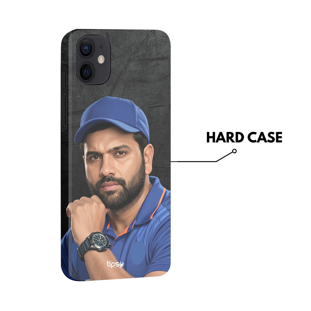 "ROHIT SHARMA: CRICKET FANDOM" -Mobile Covers Shock Resistant, Slim & Stylish Cases