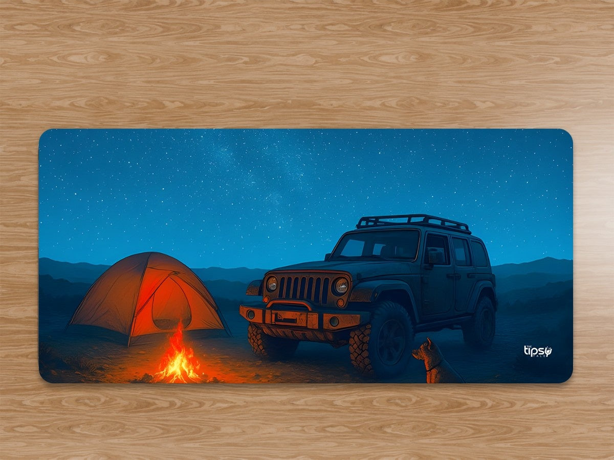 "EMBER SUN OVER THE MOUNTIANS " Gaming Mousepad Elevate Your Gaming Experience