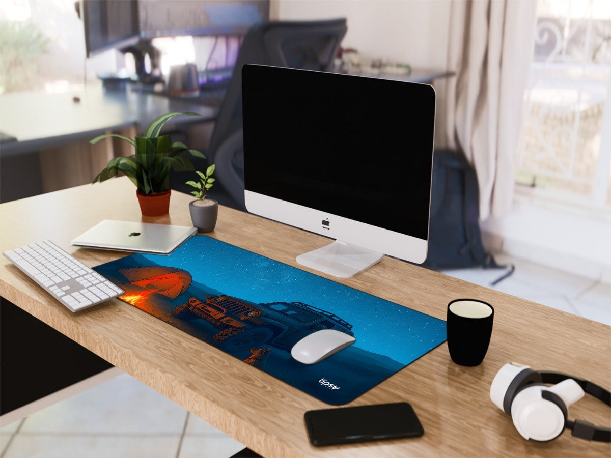"EMBER SUN OVER THE MOUNTIANS " Gaming Mousepad Elevate Your Gaming Experience
