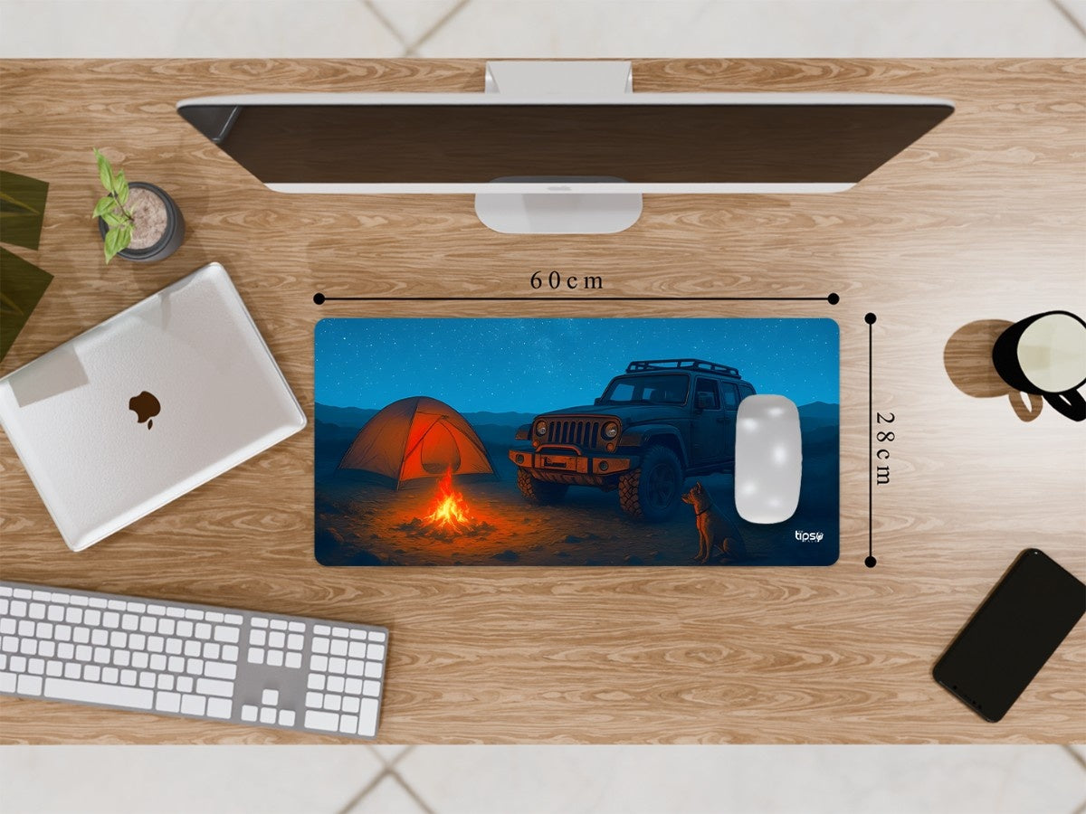 "EMBER SUN OVER THE MOUNTIANS " Gaming Mousepad Elevate Your Gaming Experience