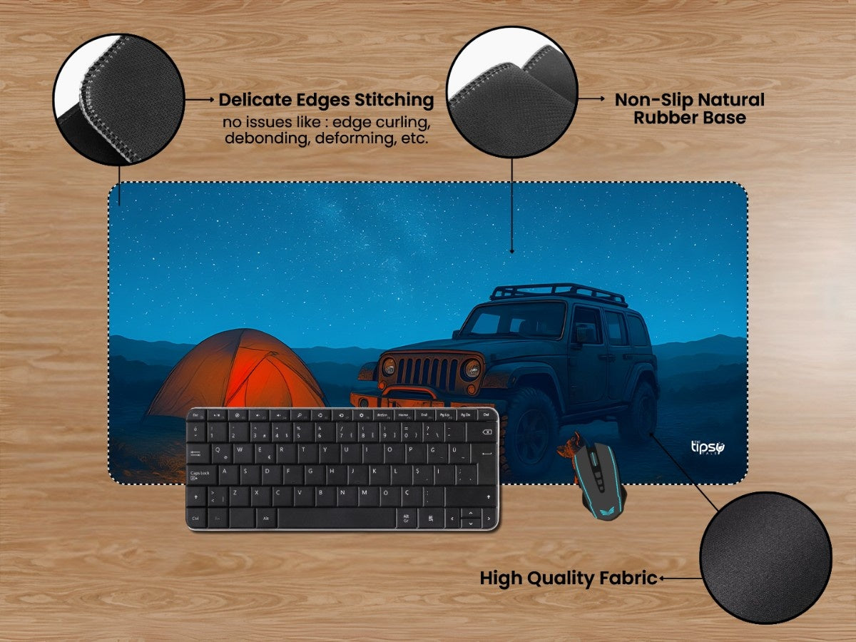 "EMBER SUN OVER THE MOUNTIANS " Gaming Mousepad Elevate Your Gaming Experience