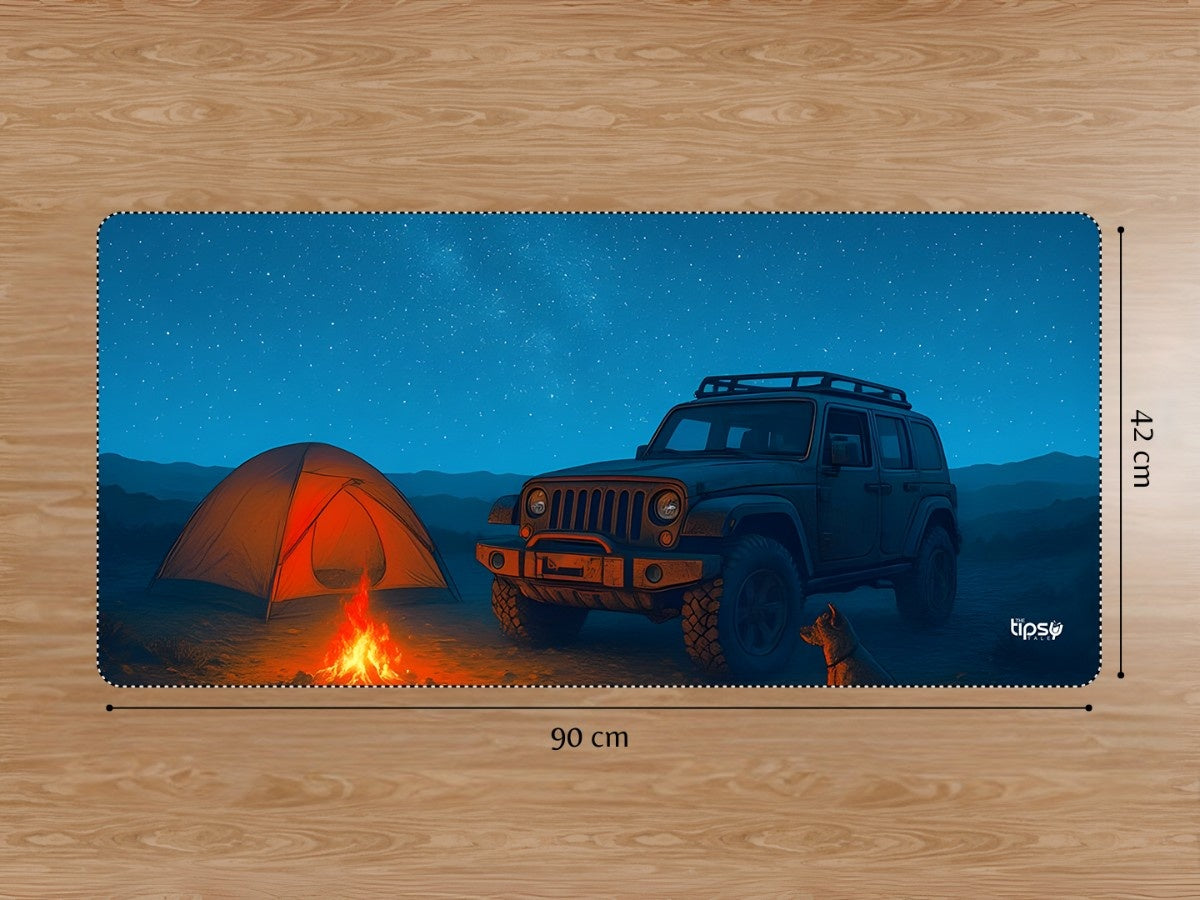 "EMBER SUN OVER THE MOUNTIANS " Gaming Mousepad Elevate Your Gaming Experience