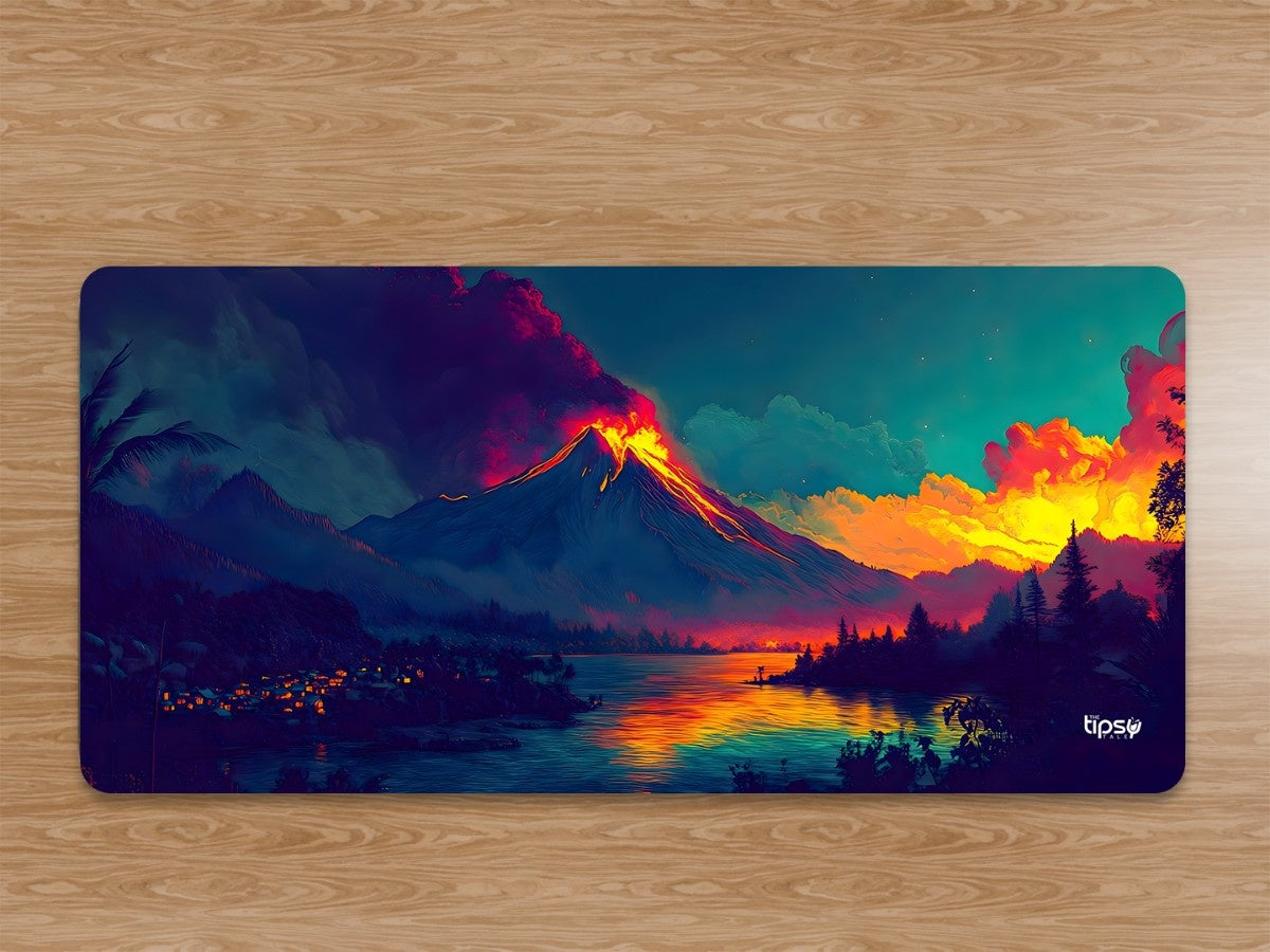 "VOLCANIC RADIANCE" Gaming Mousepad Elevate Your Gaming Experience