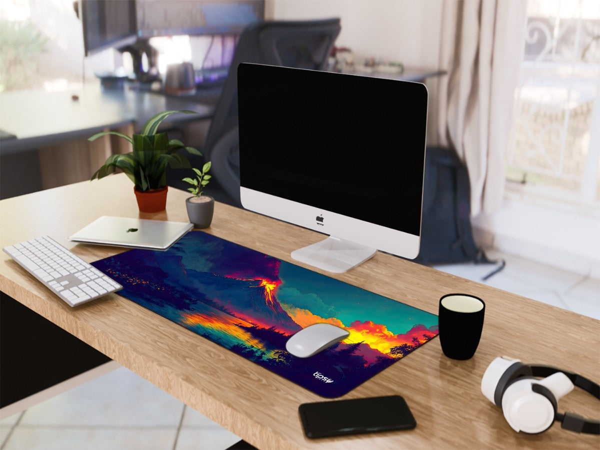 "VOLCANIC RADIANCE" Gaming Mousepad Elevate Your Gaming Experience