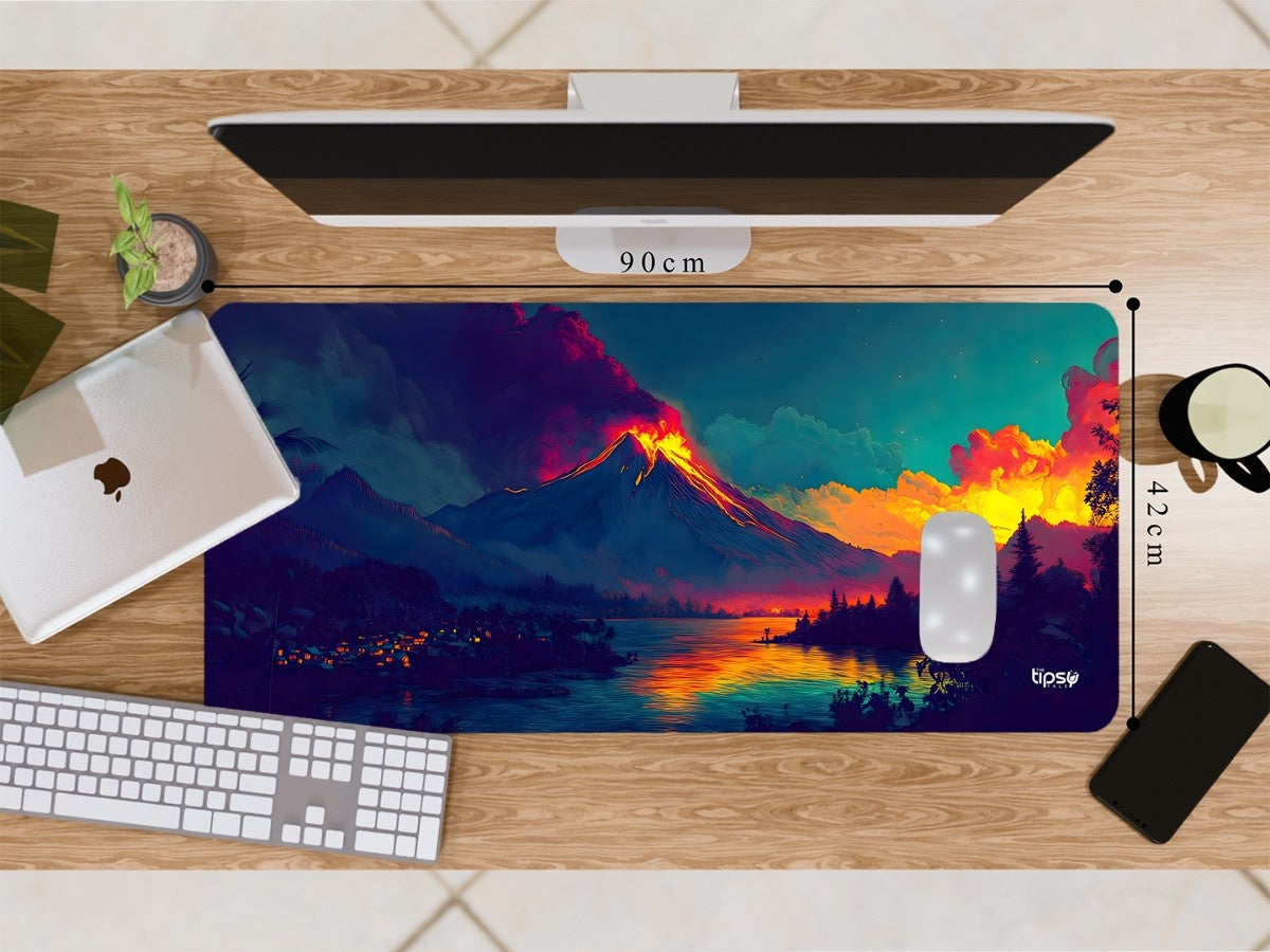 "VOLCANIC RADIANCE" Gaming Mousepad Elevate Your Gaming Experience