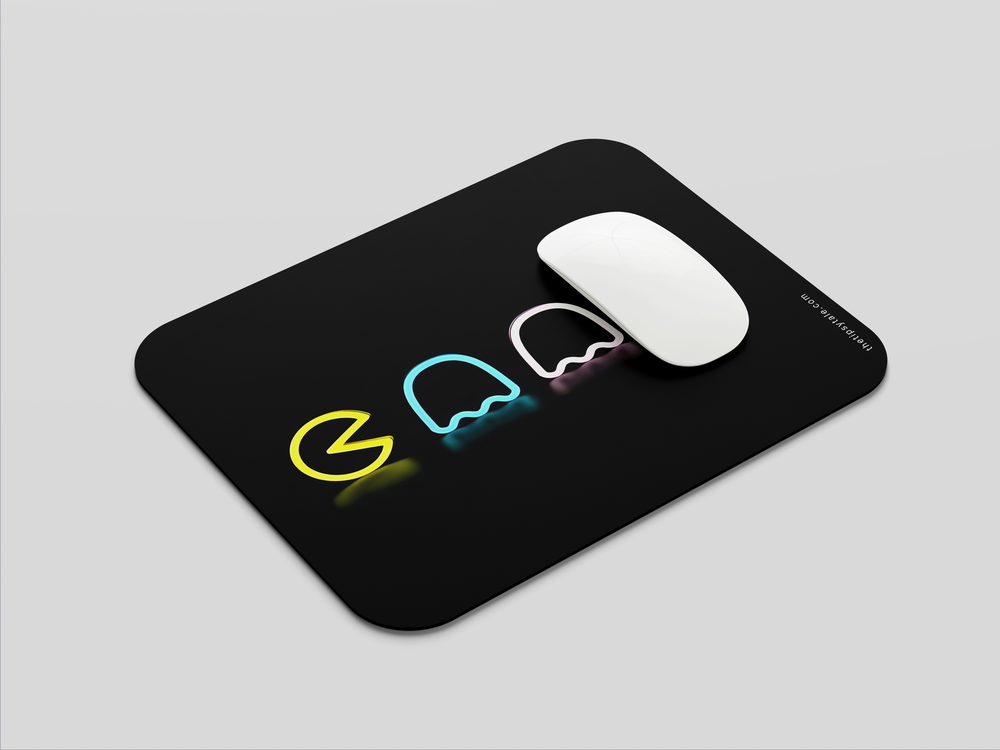 "PACMAN - GAMING" Mousepad Enhance Your Workspace with Style