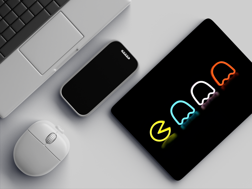 "PACMAN - GAMING" Mousepad Enhance Your Workspace with Style