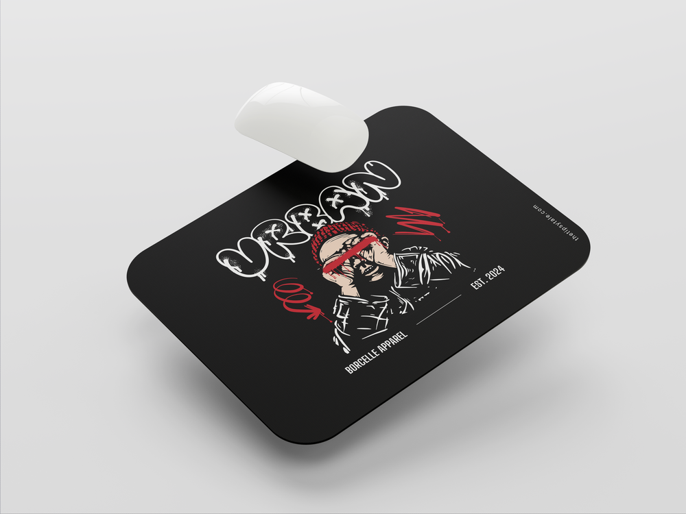"URBAN - BORCELLE APPAREL" Mousepad Enhance Your Workspace with Style