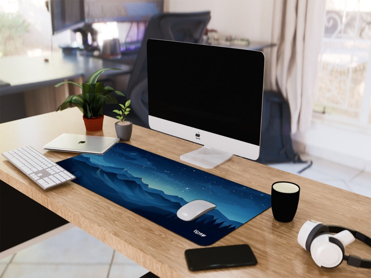 "STARRY NIGHT MOUNTAIN " Gaming Mousepad Elevate Your Gaming Experience