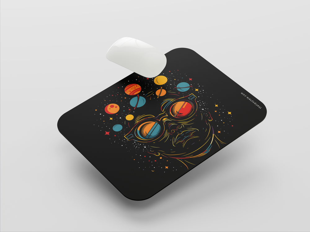 "UNIVERSE ON HEAD" Mousepad Enhance Your Workspace with Style