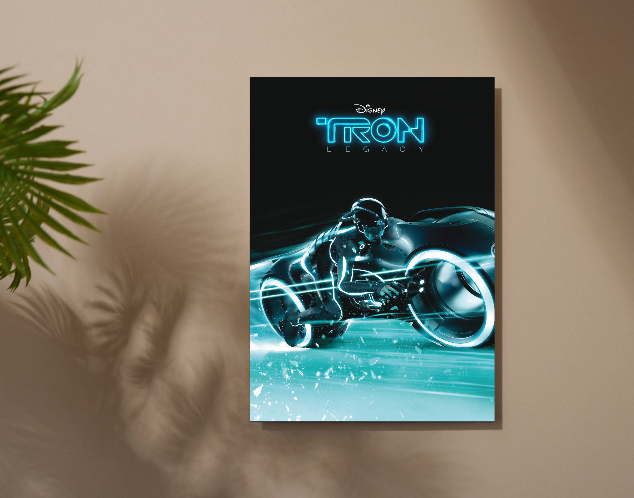 "TRON LEGACY : LEVEL 1"- Shiny & Sturdy Metallic Poster Art That Pops & Sticks (Literally!)