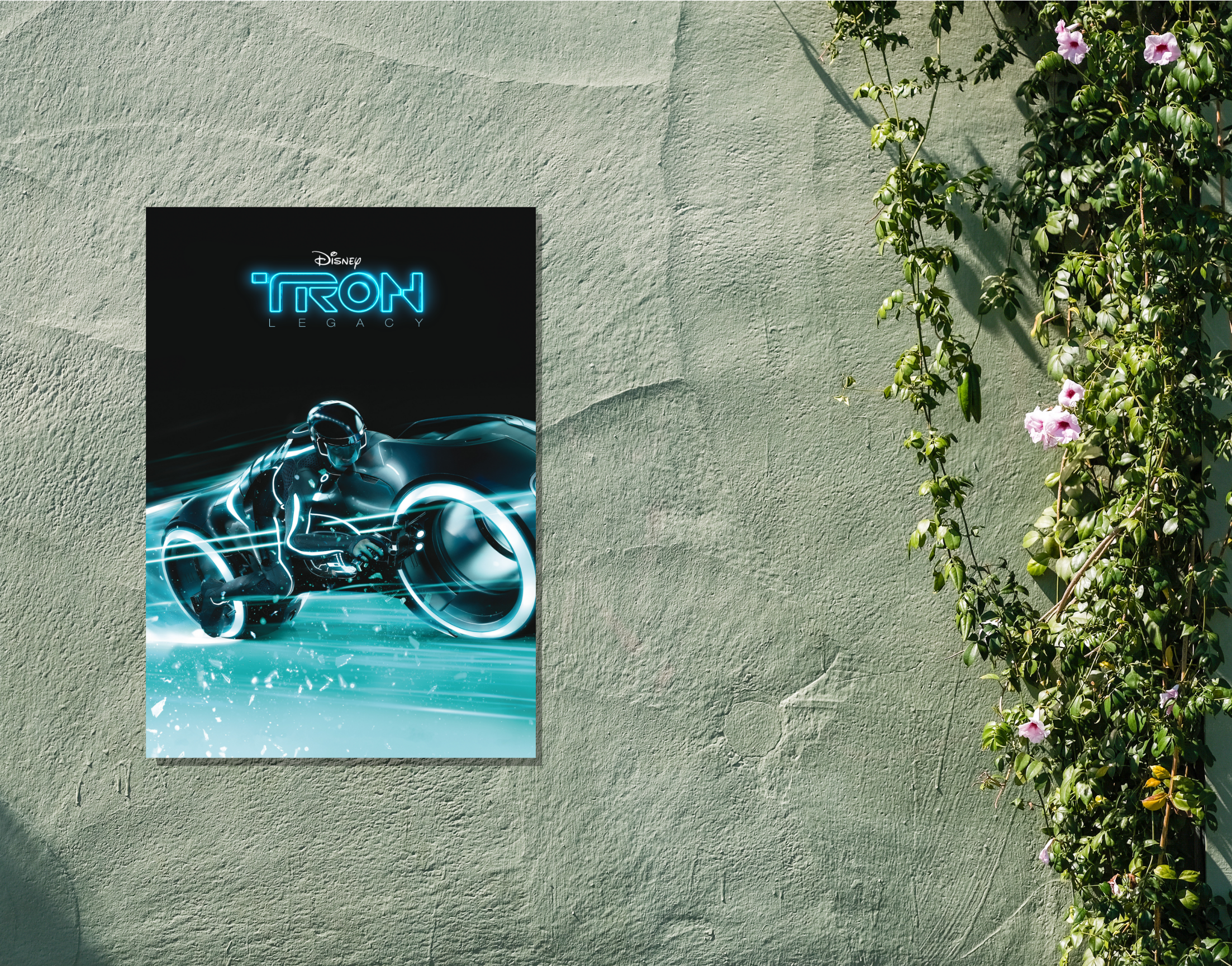 "TRON LEGACY : LEVEL 1"- Shiny & Sturdy Metallic Poster Art That Pops & Sticks (Literally!)