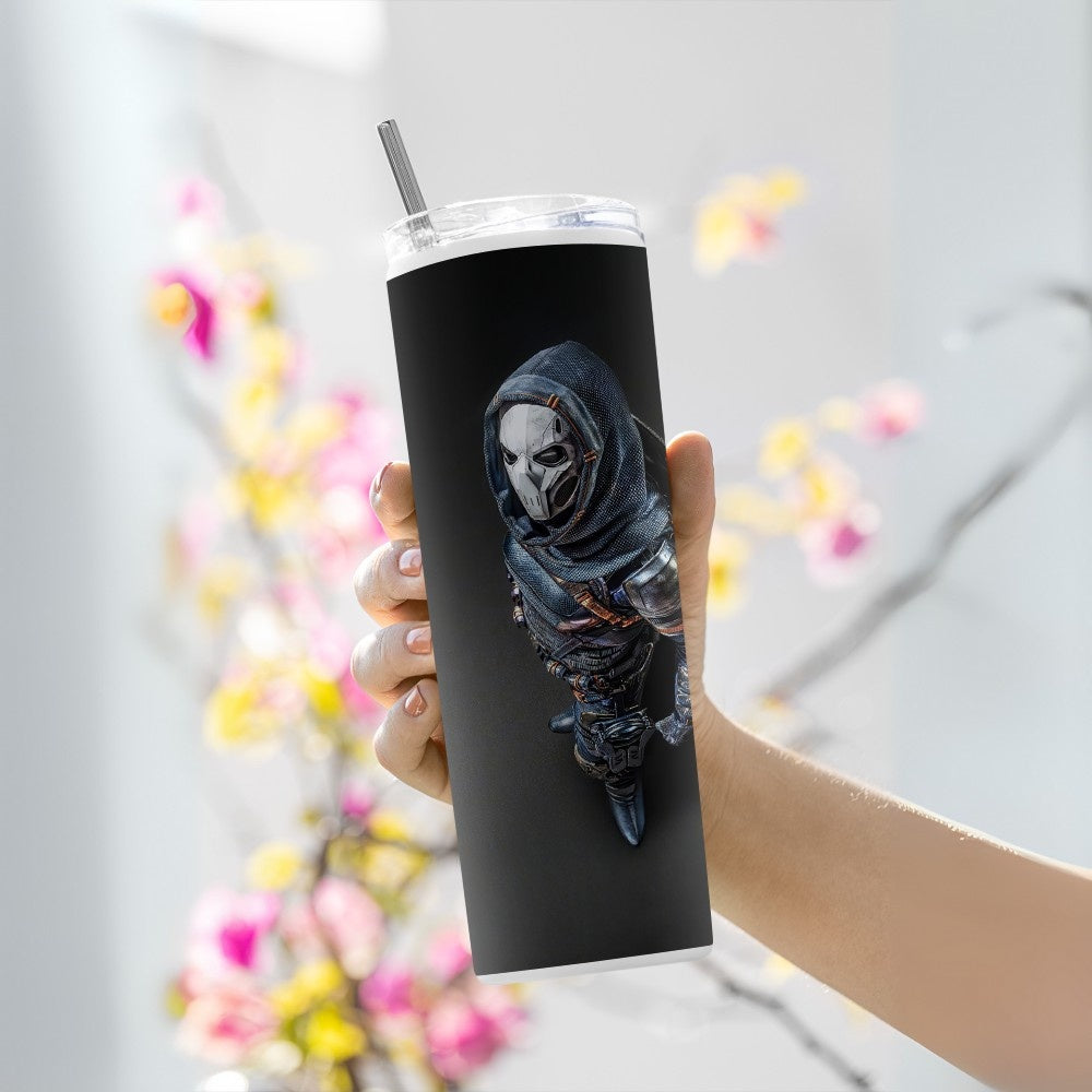 "Thunderbolt: Task Master" Tumbler with Metal Straw