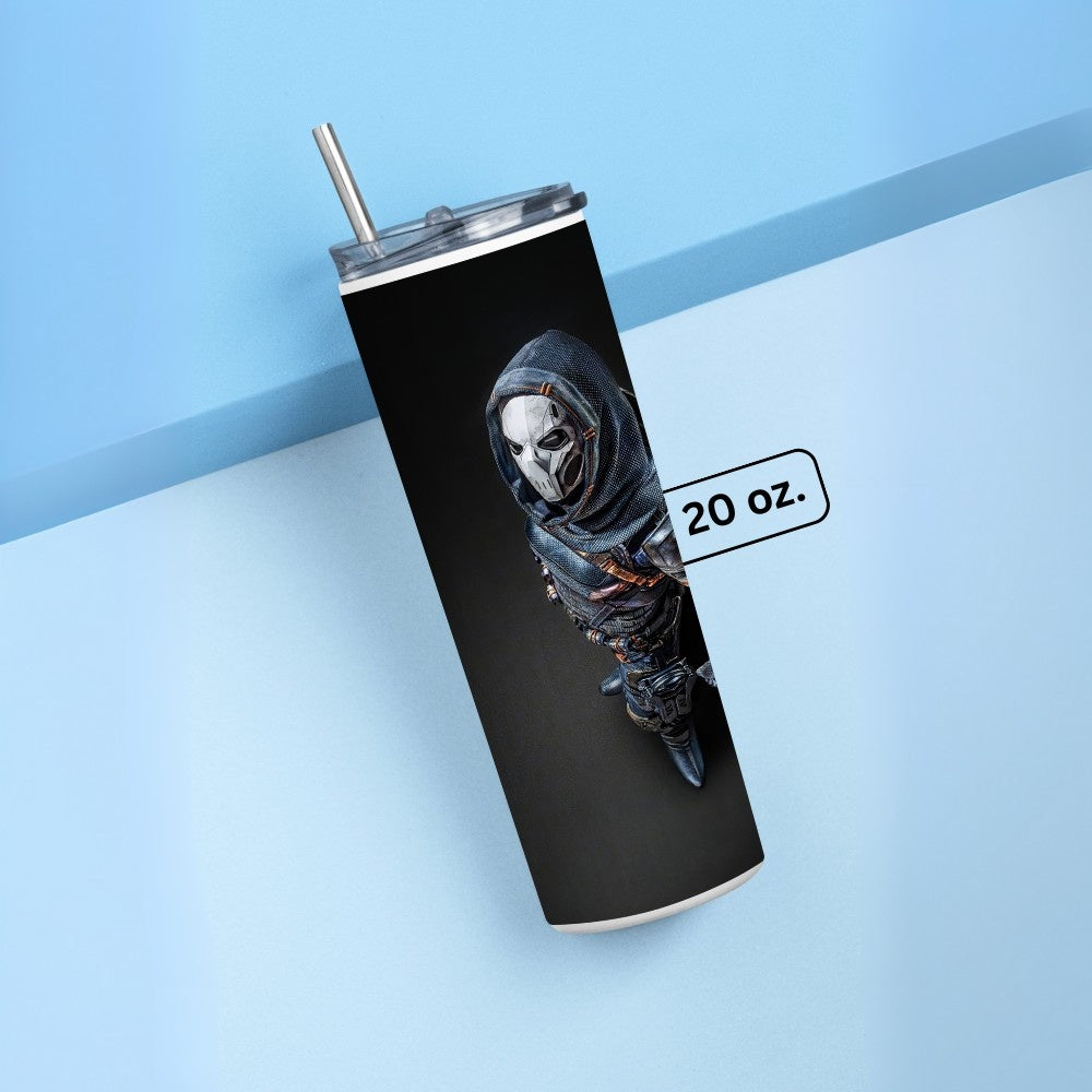 "Thunderbolt: Task Master" Tumbler with Metal Straw