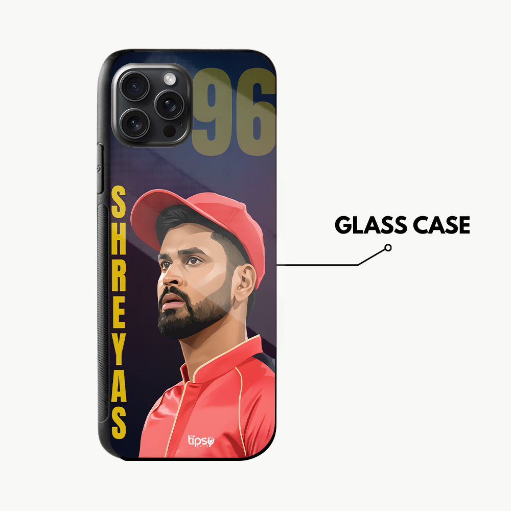 "SHREYAS IYER: CRICKET FANDOM" -Mobile Covers Shock Resistant, Slim & Stylish Cases