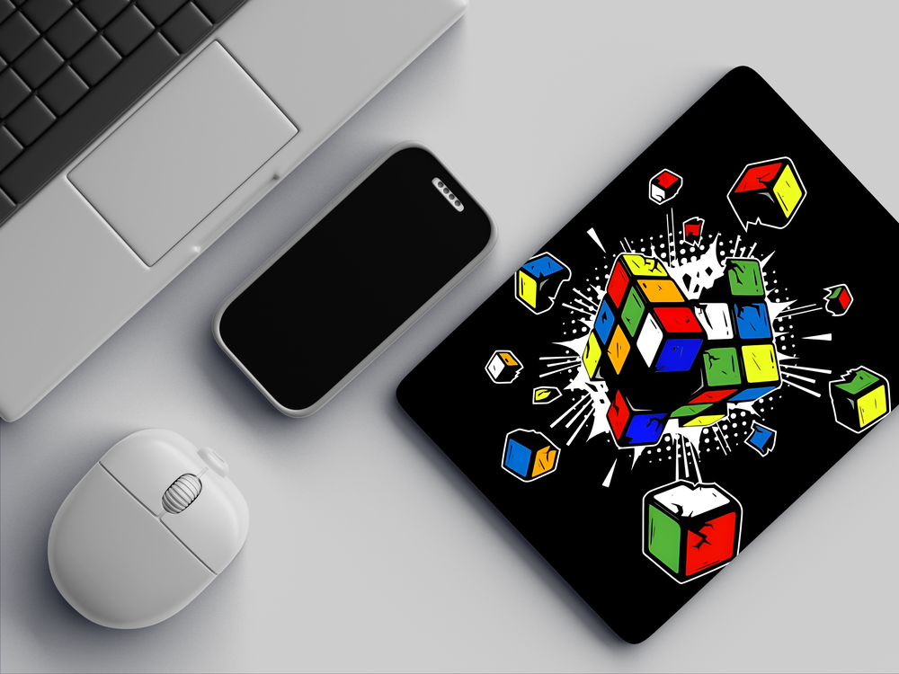 "BLAST THE PUZZLE " Mousepad Enhance Your Workspace with Style