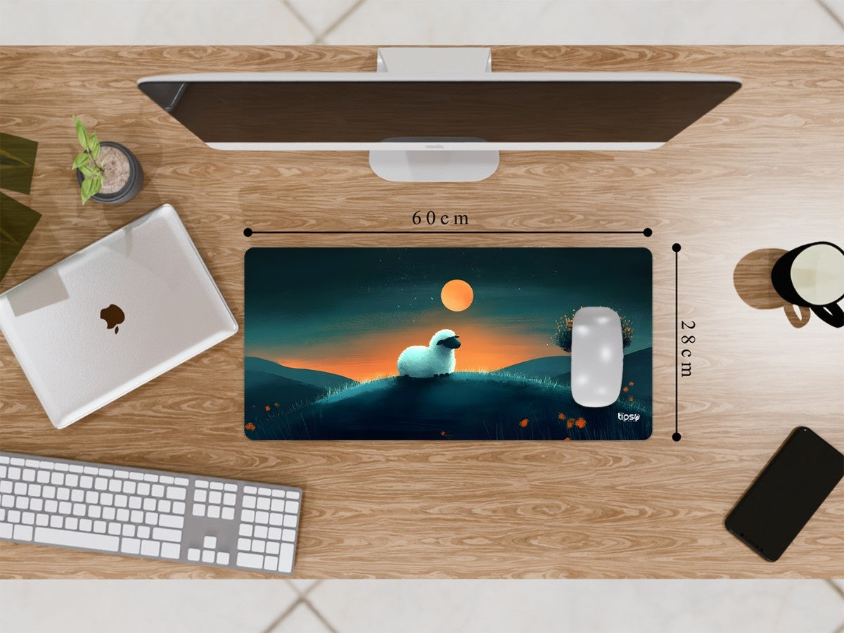 "LITTLE LAMB AT DUSK" Gaming Mousepad Elevate Your Gaming Experience