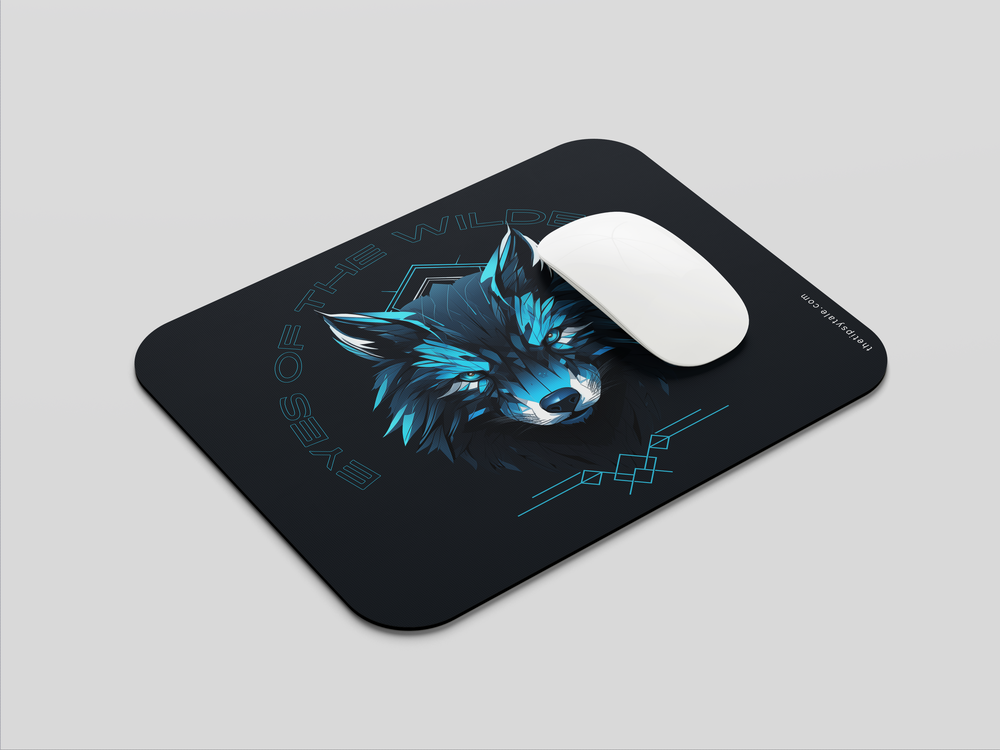 "EYES OF THE WILDERNESS" Mousepad Enhance Your Workspace with Style