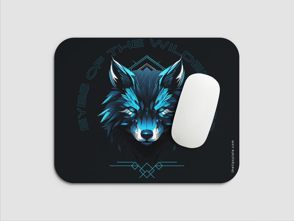 "EYES OF THE WILDERNESS" Mousepad Enhance Your Workspace with Style