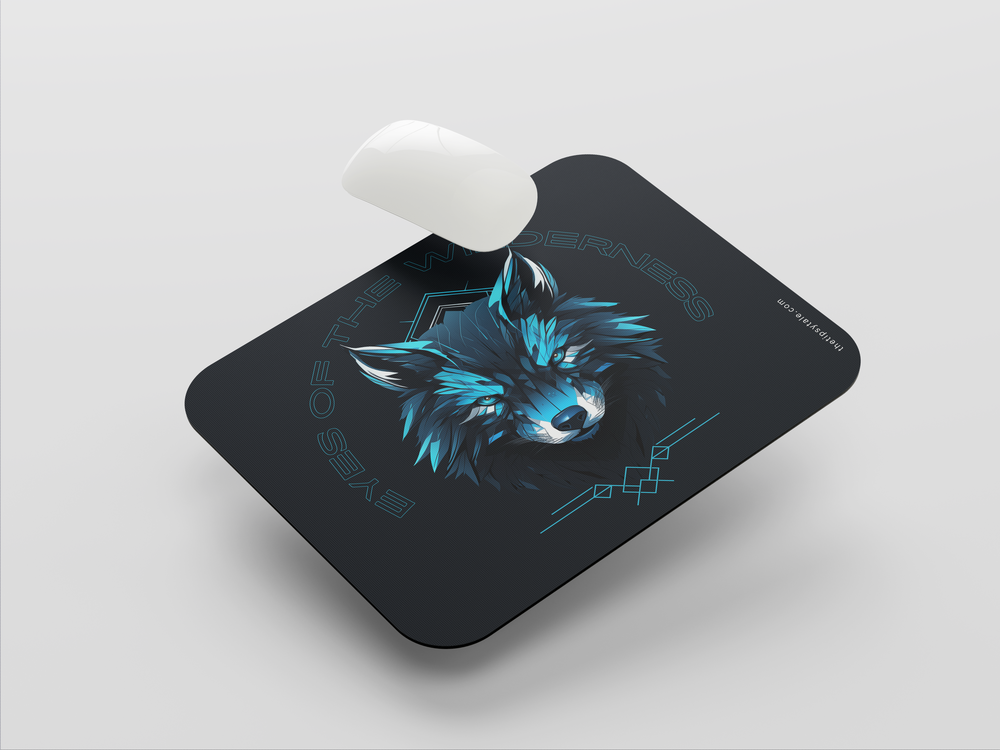 "EYES OF THE WILDERNESS" Mousepad Enhance Your Workspace with Style