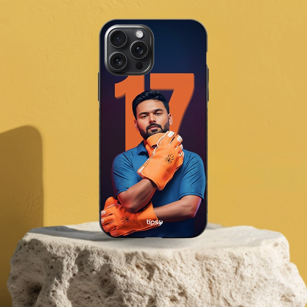 "RISHABH PANT: CRICKET FANSHIP " -Mobile Covers Shock Resistant, Slim & Stylish Cases