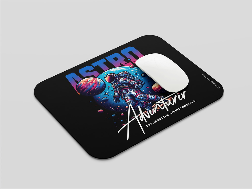 "ADVENTURE - EXPLORING THE INFINITE UNKOWN!" Mousepad Enhance Your Workspace with Style