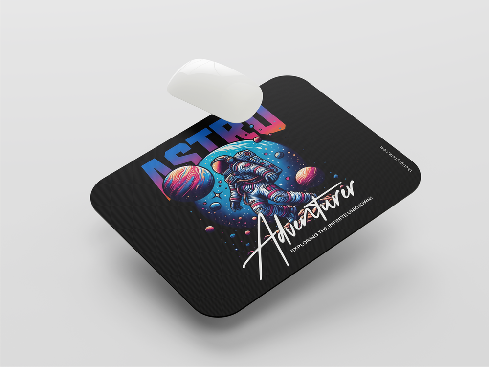 "ADVENTURE - EXPLORING THE INFINITE UNKOWN!" Mousepad Enhance Your Workspace with Style