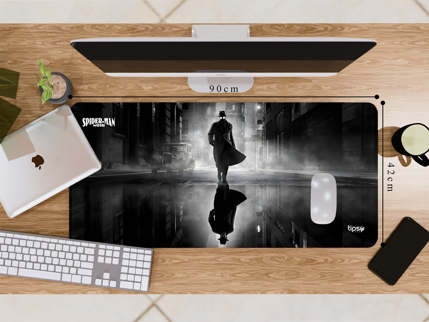 "SPIDERMAN NOIR - MARVEL " Gaming Mousepad Elevate Your Gaming Experience