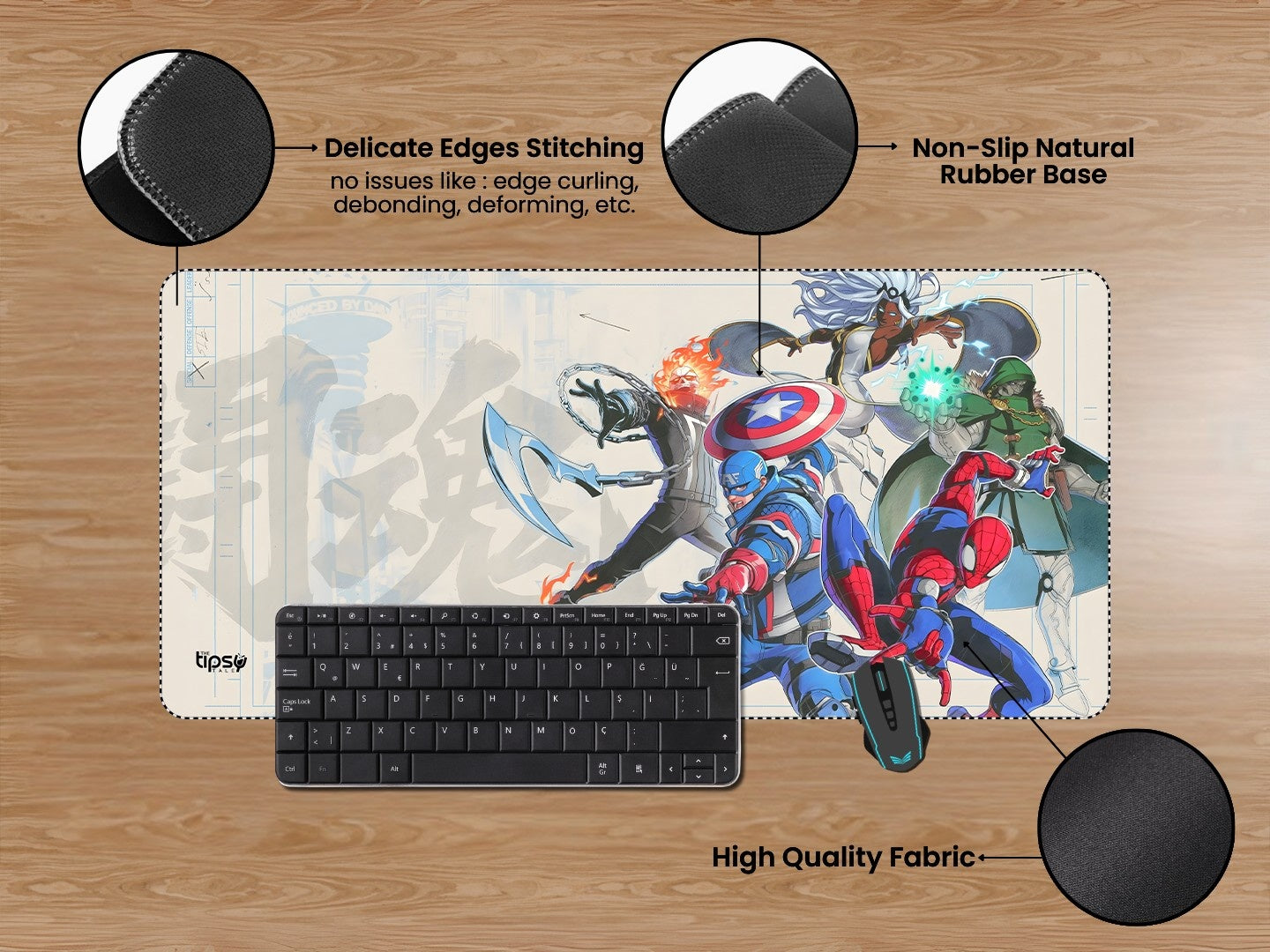 "AVENGERS IN TOKYO" Gaming Mousepad Elevate Your Gaming Experience