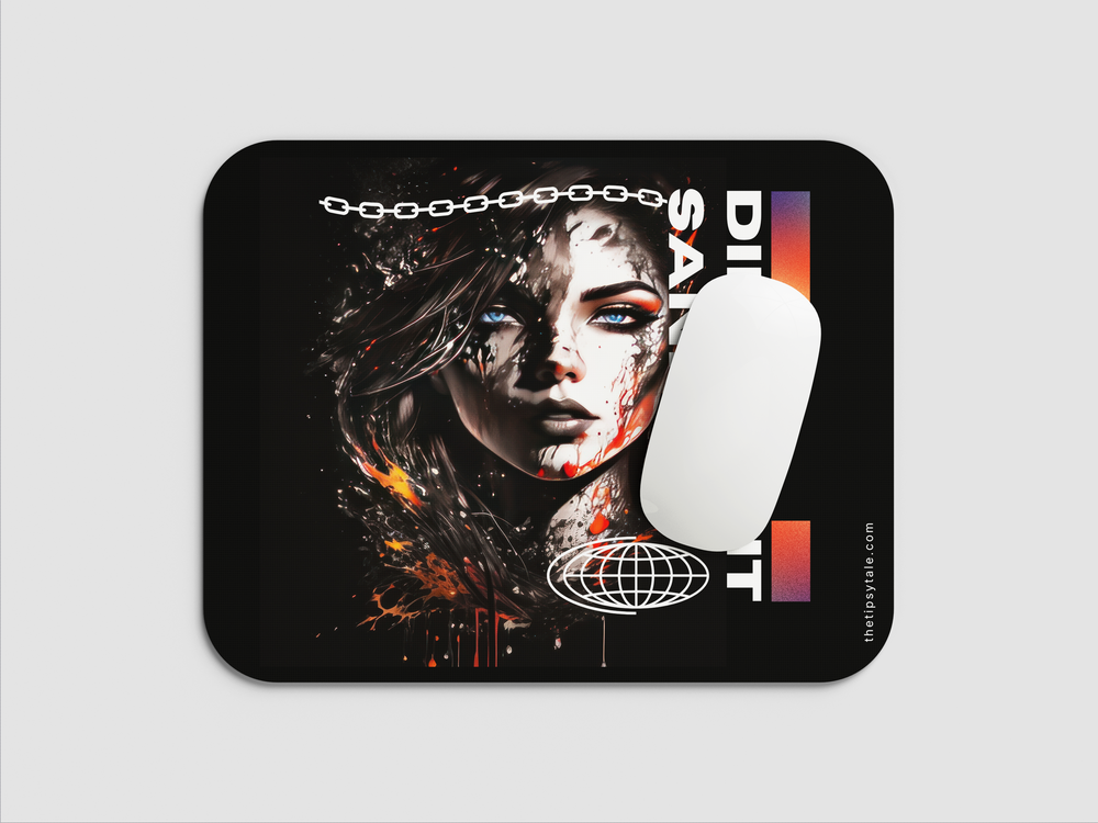 "DIFFERENT SANITY" Mousepad Enhance Your Workspace with Style