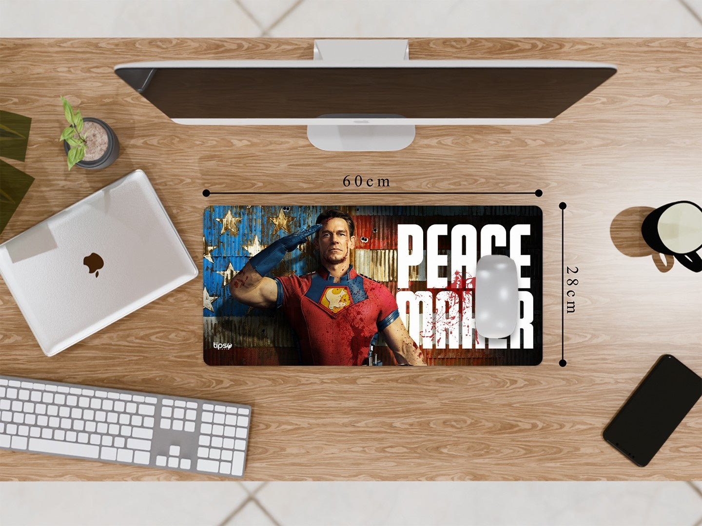 "PEACE MAKER - JL DC" Gaming Mousepad Elevate Your Gaming Experience