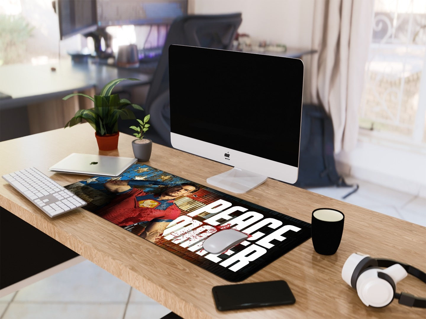 "PEACE MAKER - JL DC" Gaming Mousepad Elevate Your Gaming Experience