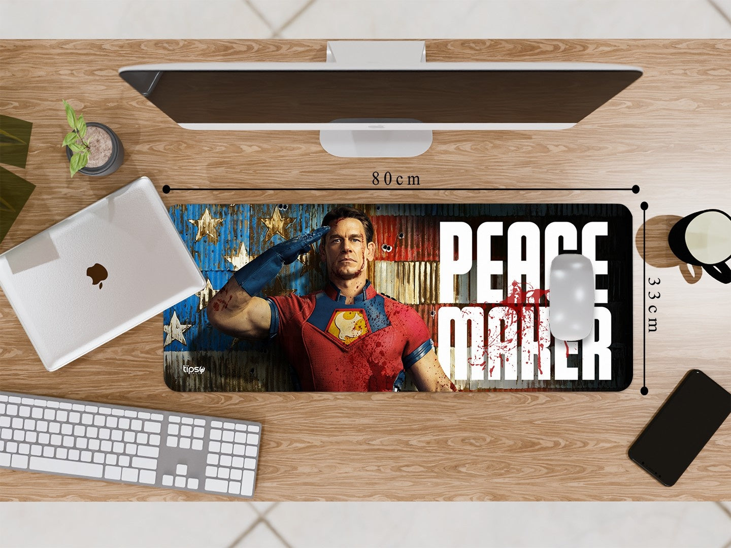 "PEACE MAKER - JL DC" Gaming Mousepad Elevate Your Gaming Experience