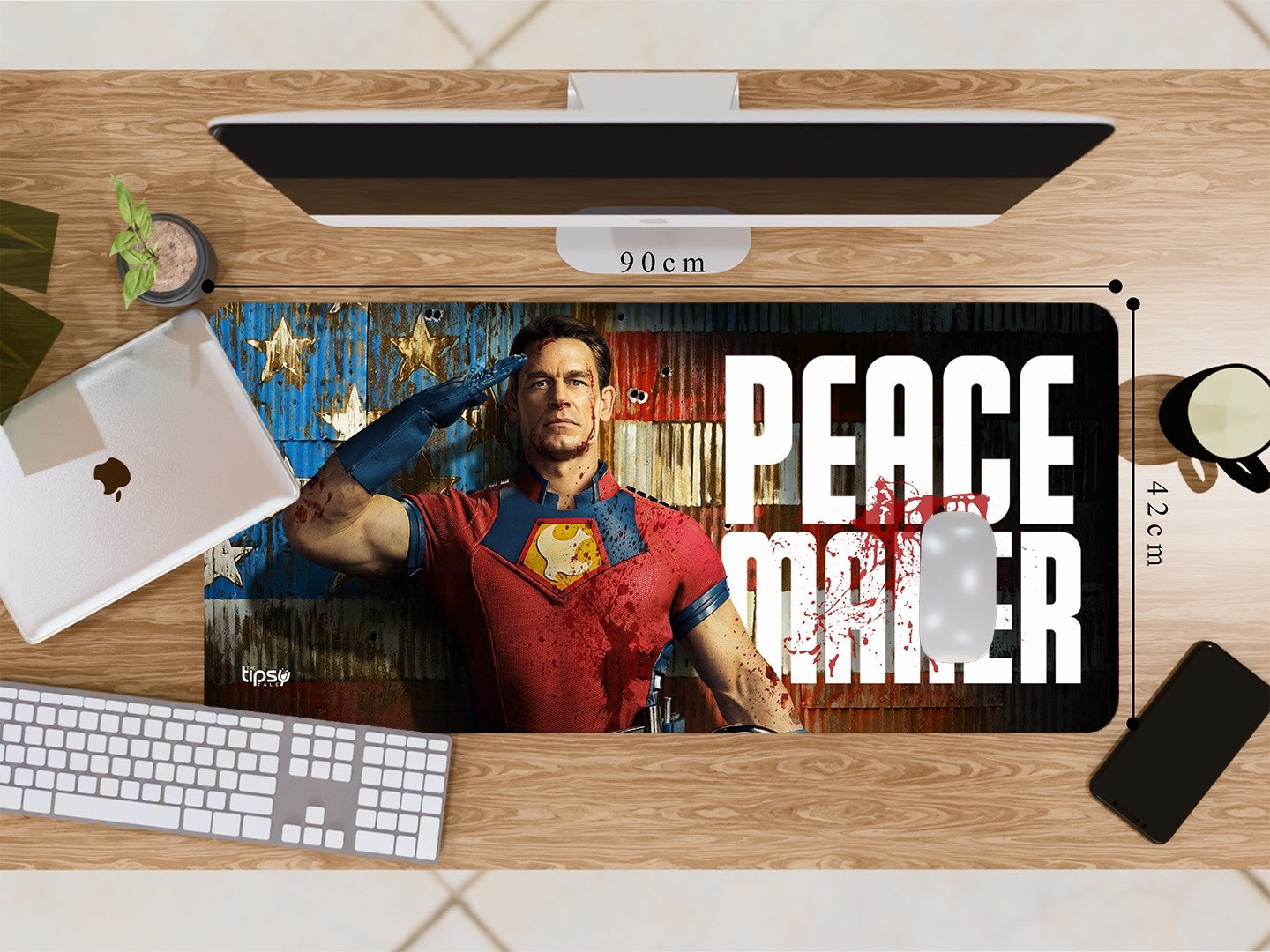 "PEACE MAKER - JL DC" Gaming Mousepad Elevate Your Gaming Experience