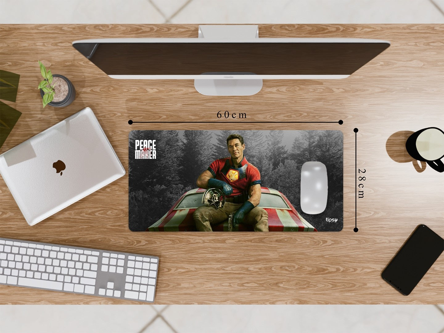 "THE REAL PEACE MAKER" Gaming Mousepad Elevate Your Gaming Experience