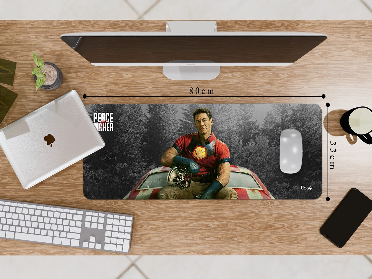 "THE REAL PEACE MAKER" Gaming Mousepad Elevate Your Gaming Experience