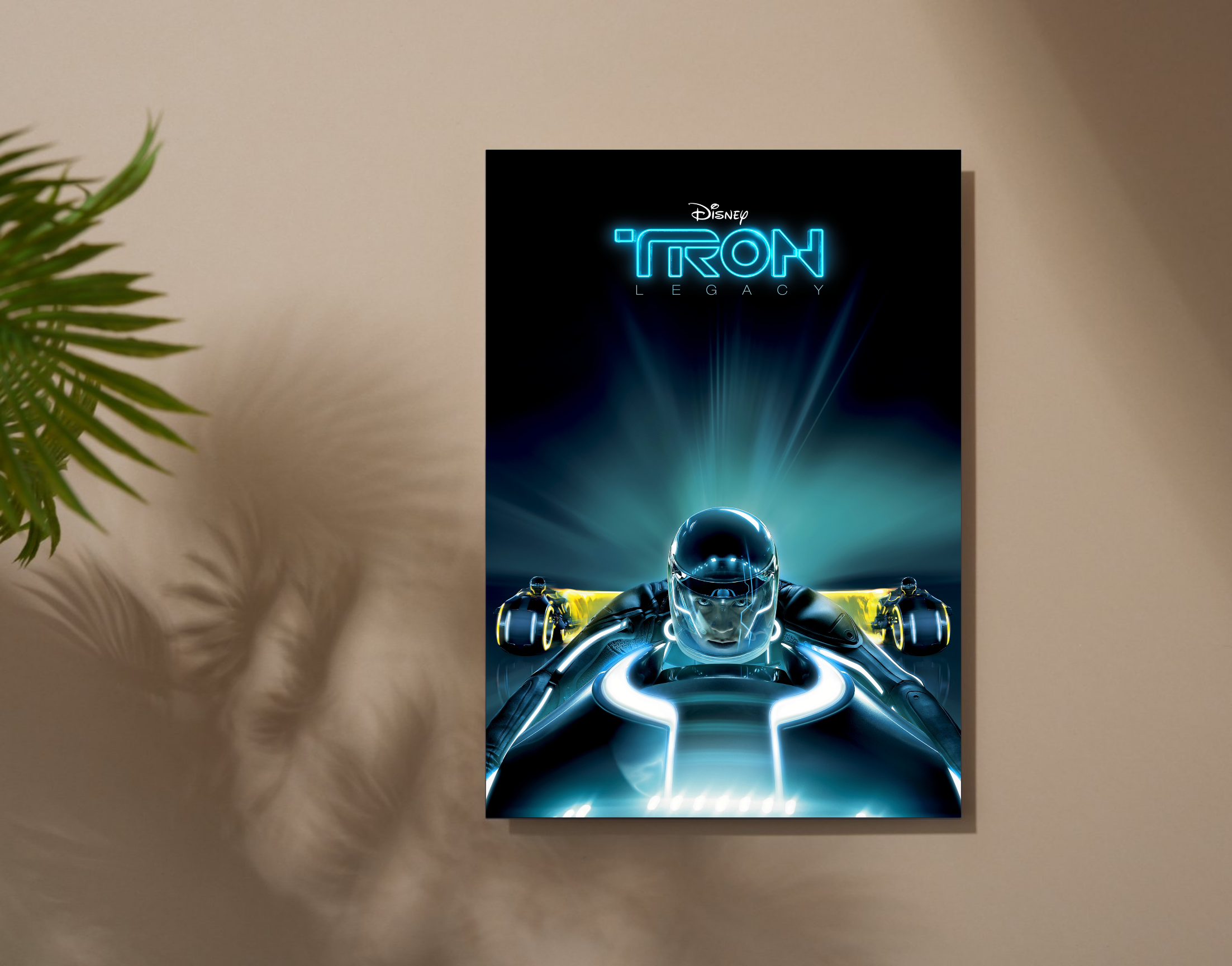 "TRON LEGACY : SAM FLYNN "- Shiny & Sturdy Metallic Poster Art That Pops & Sticks (Literally!)
