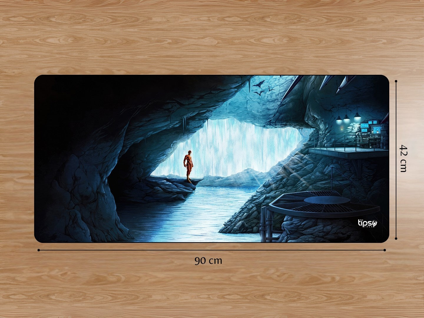 " FLASH IN BATCAVE" Gaming Mousepad Elevate Your Gaming Experience
