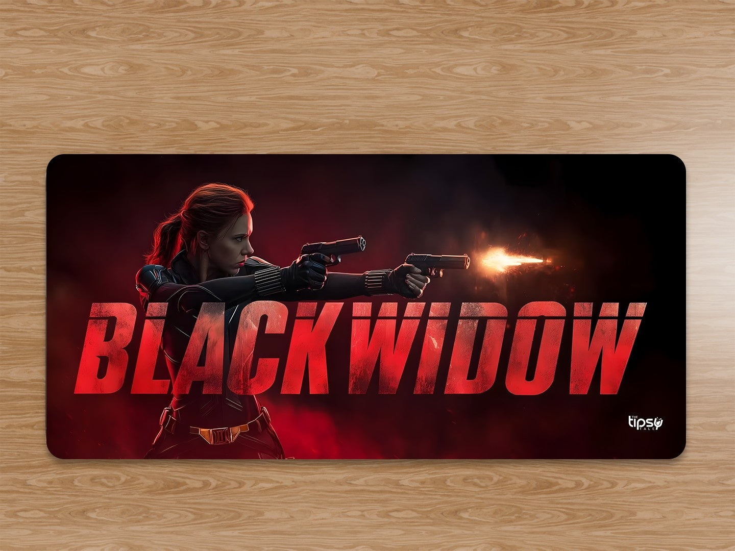 "BLACK WIDOW - THE OG AVENGER" Gaming Mousepad Elevate Your Gaming Experience