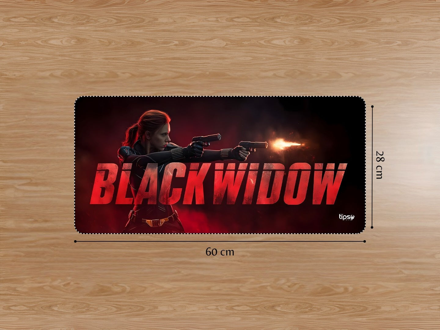 "BLACK WIDOW - THE OG AVENGER" Gaming Mousepad Elevate Your Gaming Experience